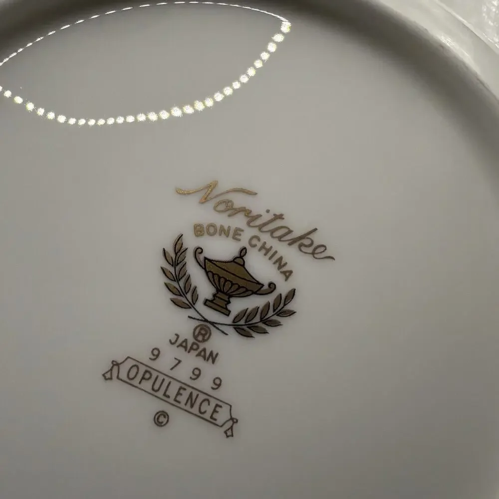 Noritake Bone China OPULENCE Soup Bowl Discontinued Made In Japan Nwt